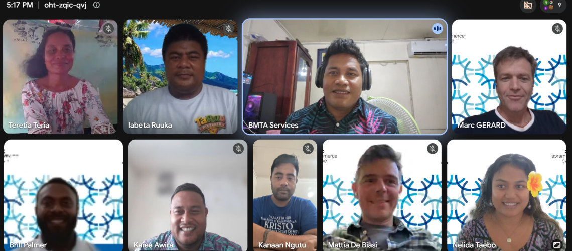Kiribati Kick-off Meeting photo - PIFS Coaching and Grant program